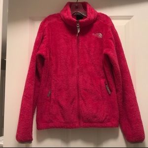 North face jacket hot pink 10/12